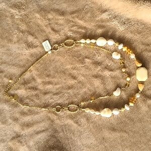 NWOT Lia sophia gold tone necklace